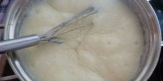 Рецепт манной каши с малиной