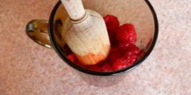 Рецепт манной каши с малиной