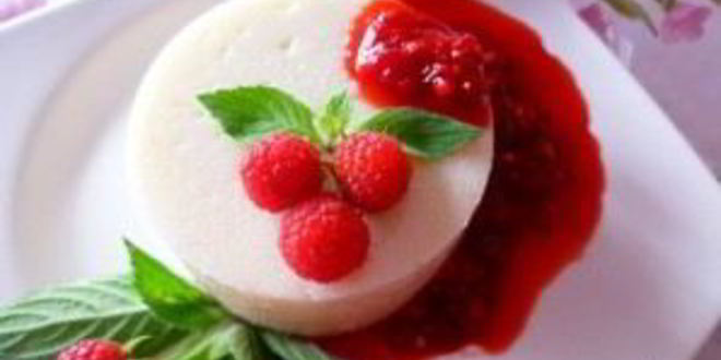 Рецепт манной каши с малиной