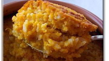 Рецепт Тыквенной каши с пшеном и вкусной корочкой