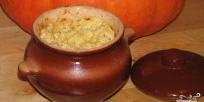 Рецепт молочной каши в горшочке