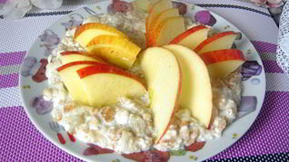 Рецепт Мультизлаковой молочной каши с яблоком