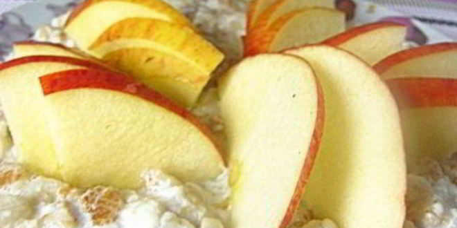 Рецепт мультизлаковой молочной каши с яблоком