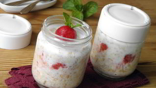 Рецепт Ленивой овсянки в банке для похудения