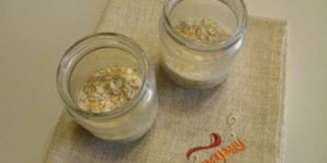 Рецепт ленивой овсянки в банке для похудения