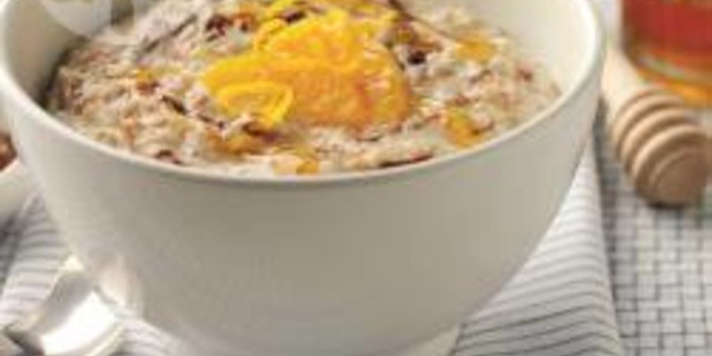 Как приготовить овсяную кашу с апельсином и шоколадом