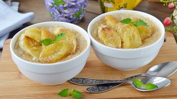 Рецепт Овсяной каши с бананами