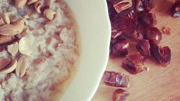 Рецепт Овсяной каши с финиками