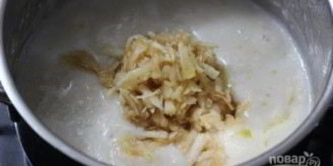 Рецепт овсяной каши с фруктами