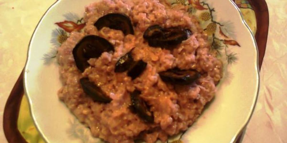 Как приготовить овсяную кашу с гранатовым соком