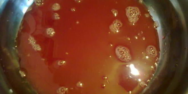 Рецепт овсяной каши с гранатовым соком