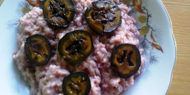 Рецепт овсяной каши с гранатовым соком