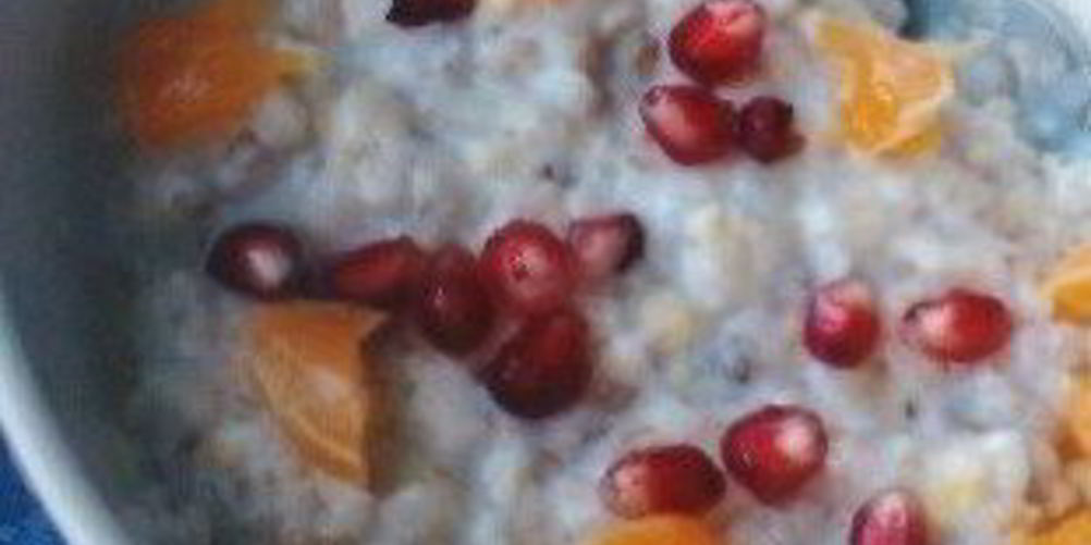 Как приготовить овсяную кашу с мандарином