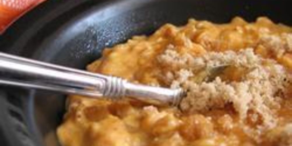 Как приготовить овсяную кашу с тыквенным пюре в микроволновке