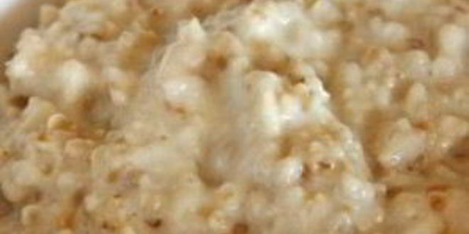 Рецепт овсяной каши с жареными яблоками