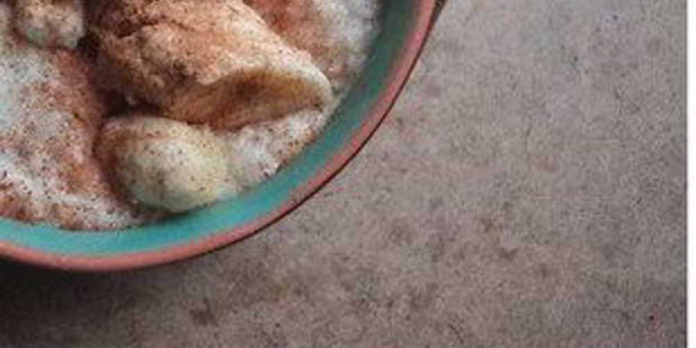 Как приготовить овсянку на банановом молоке с корицей