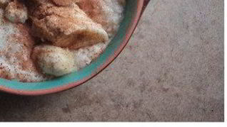 Рецепт Овсянки на банановом молоке с корицей