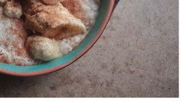 Рецепт Овсянки на банановом молоке с корицей