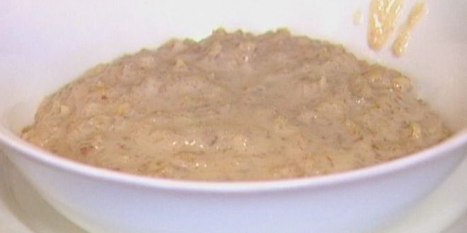 Рецепт овсянки с кленовым сиропом и орехами пекан