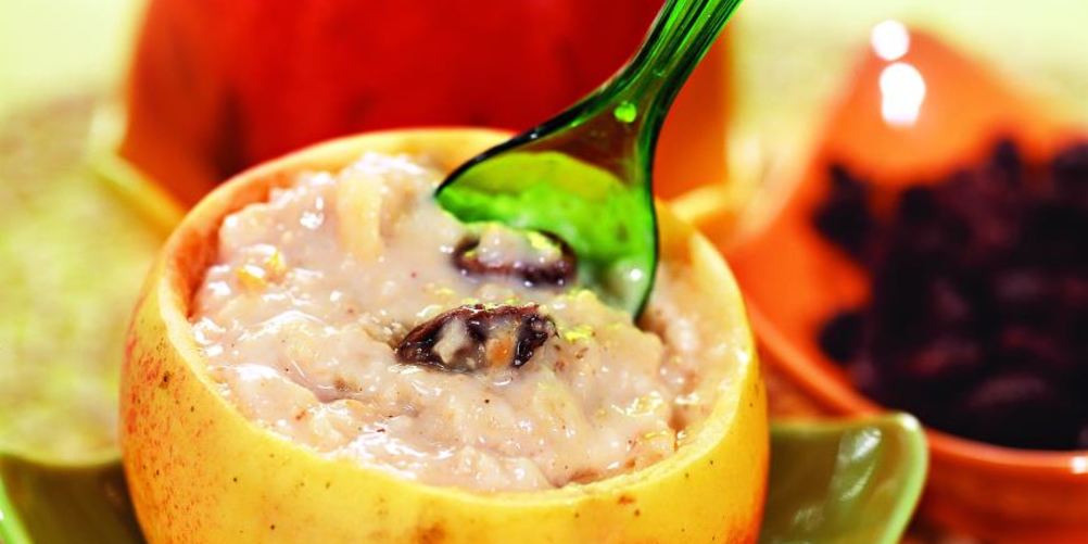 Как приготовить овсянку с яблоками