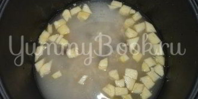 Рецепт постной овсяной каши с изюмом и яблоками из мультиварки