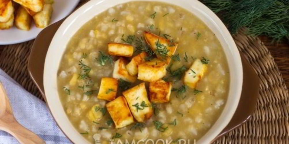 Как приготовить гороховую кашу с перловкой и сыром