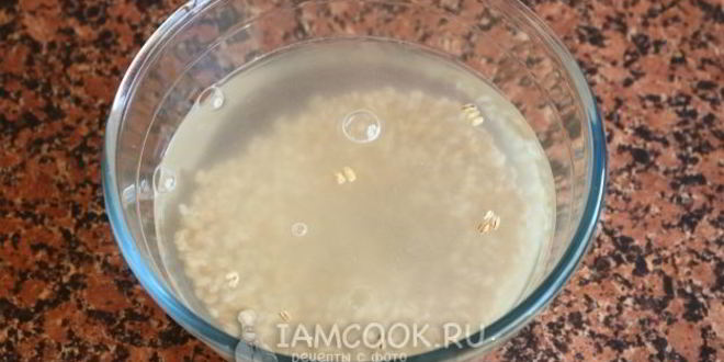 Рецепт перловой каши на молоке