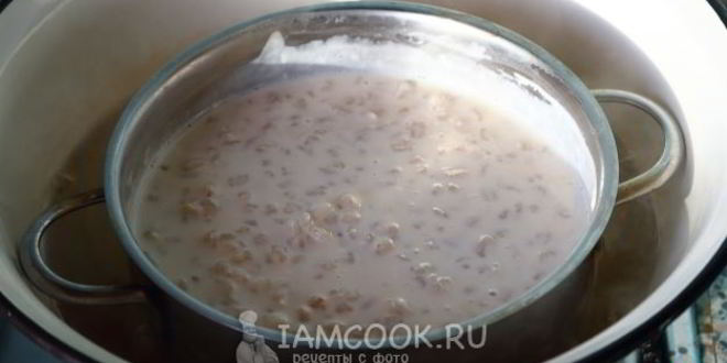 Рецепт перловой каши на молоке