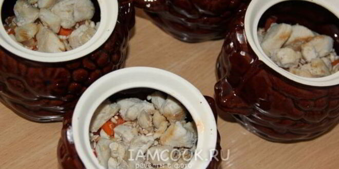 Рецепт перловой каши с курицей и овощами