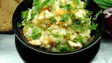 Рецепт Перловой каши с курицей в мультиварке