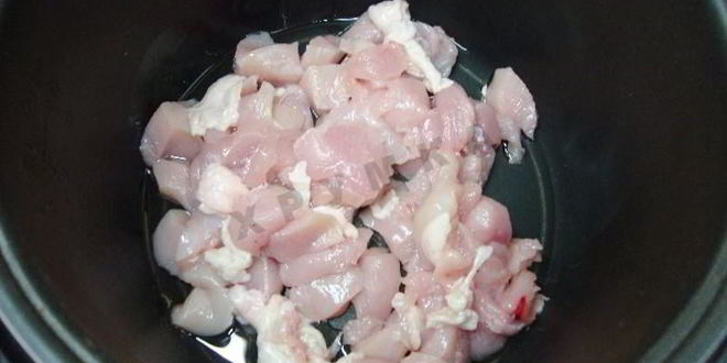 Рецепт перловой каши с курицей в мультиварке