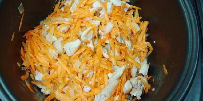 Рецепт перловой каши с курицей в мультиварке