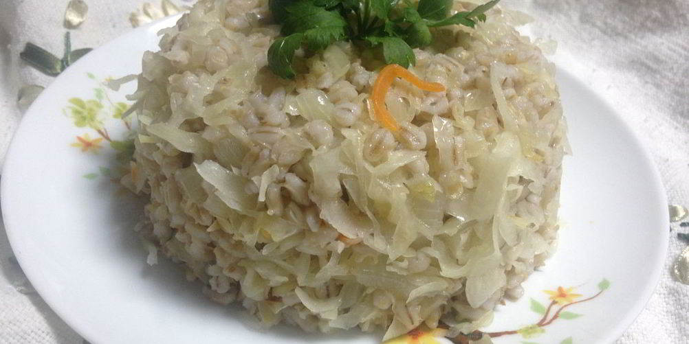 Как приготовить перловую кашу с квашеной капустой