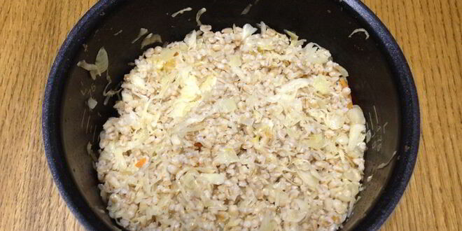 Рецепт перловой каши с квашеной капустой