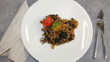 Рецепт Перловой каши с сухофруктами