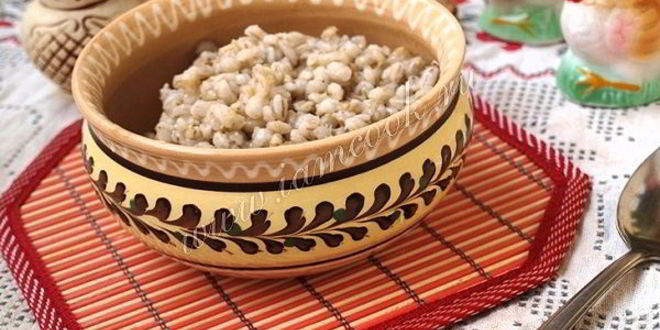 Рецепт перловой каши