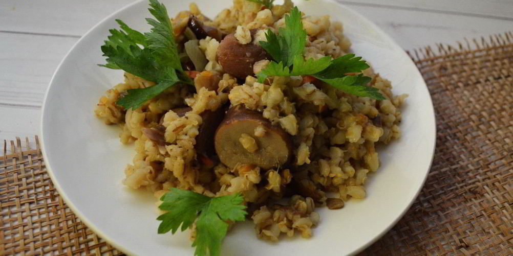 Как приготовить перловку с белыми грибами