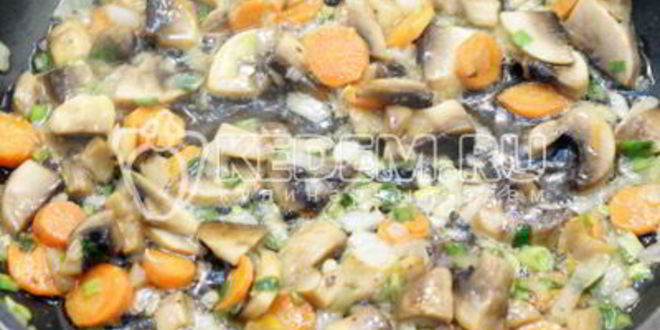 Рецепт перловки с грибами