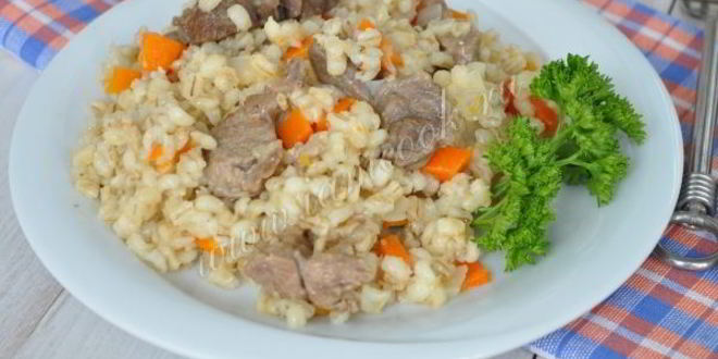 Рецепт перловки с мясом в мультиварке