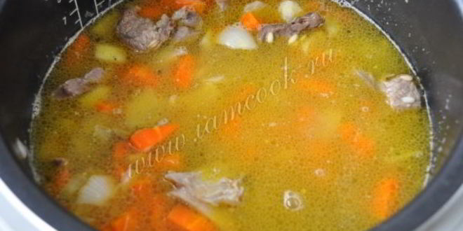 Рецепт перловки с мясом в мультиварке