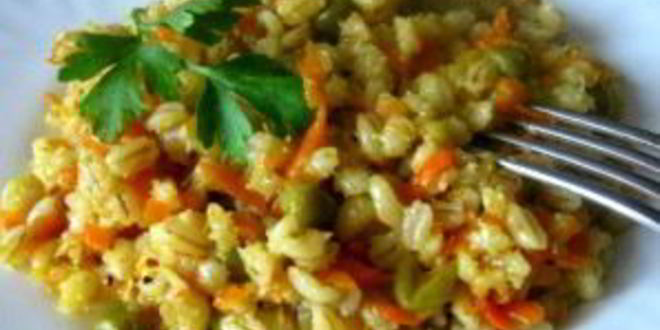 Рецепт перловки с овощами
