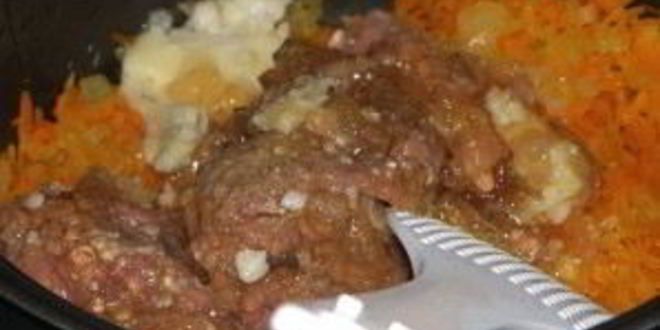Рецепт перловки с тушенкой в мультиварке