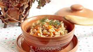 Рецепт Постной перловой каши