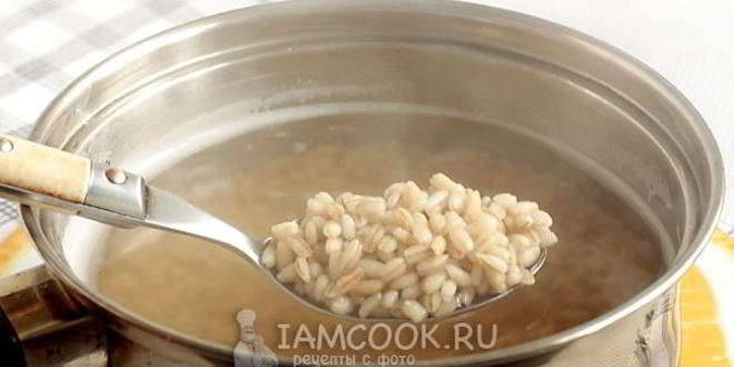 Рецепт постной перловой каши