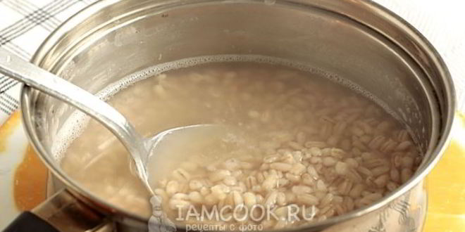 Рецепт постной перловой каши