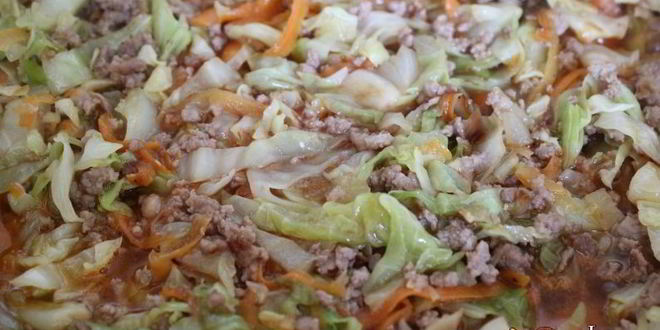 Рецепт вкусной перловой каши с мясным фаршем и овощами