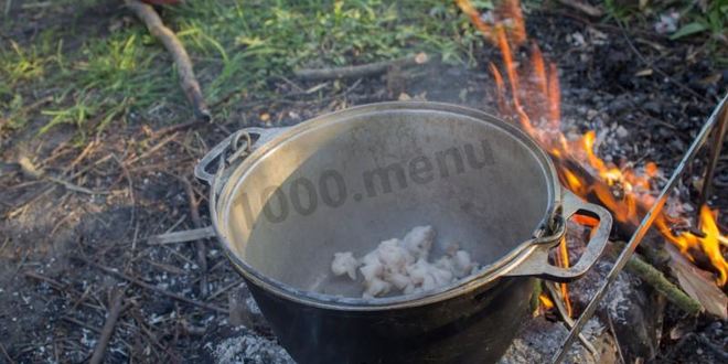 Рецепт полевой каши на костре