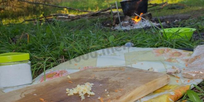 Рецепт полевой каши на костре