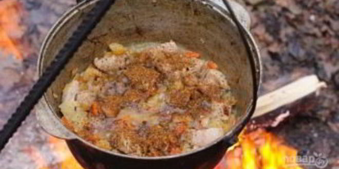 Рецепт полевой каши