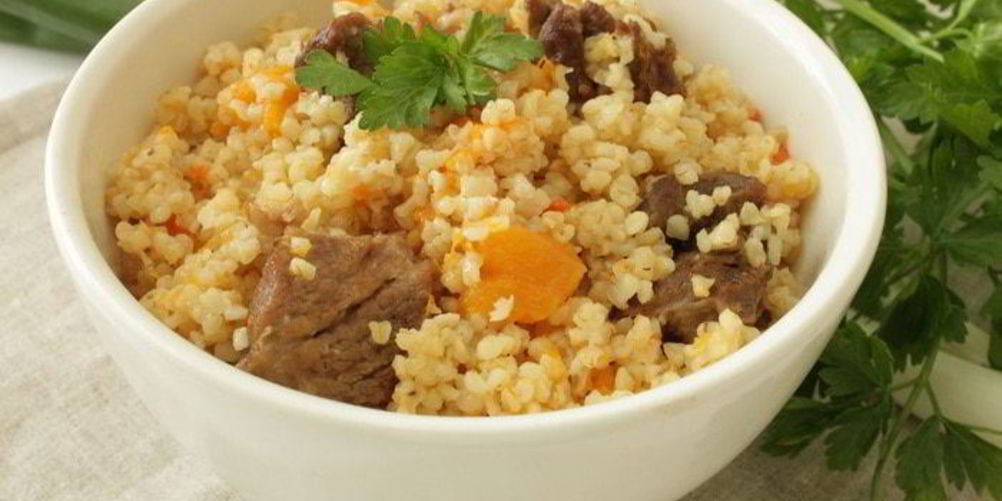 Как приготовить пшеничную кашу с мясом и тыквой
